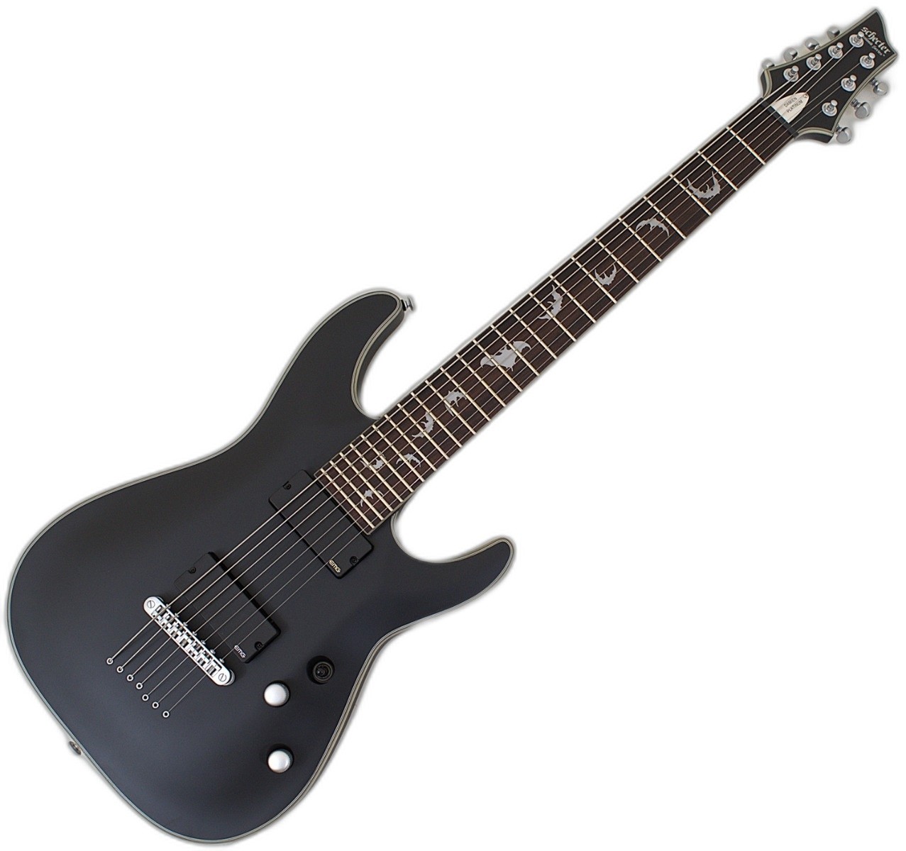 Schecter Damien Platinum-7 Guitar Satin Black B-Stock 0322