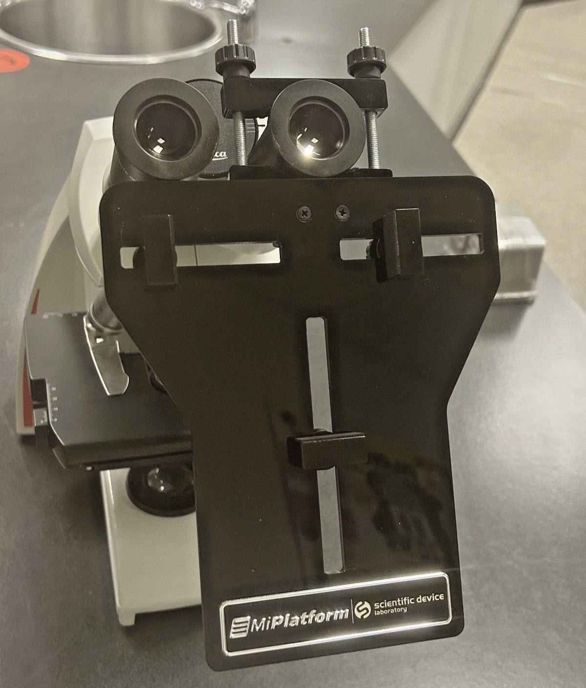MiPlatform Scientific Microscope Phone Adapter Holder Picture Laboratory Selfie