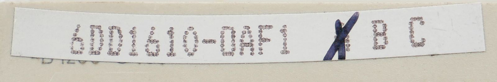 Siemens 6DD1610-0AF1 E-Stand: A Memory Module -used-