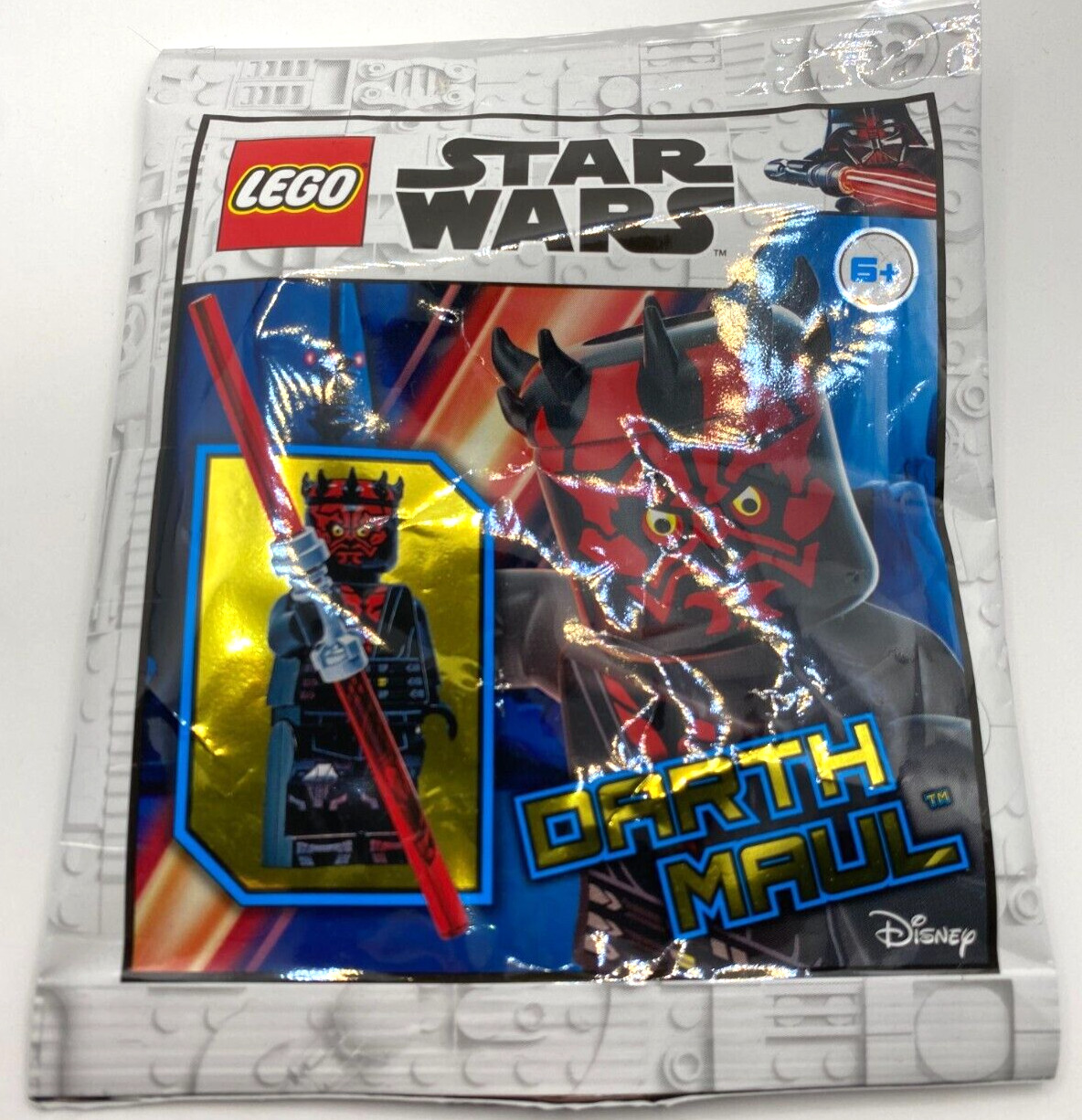 Lego Star Wars Darth Maul Minifigure Rare Foil Pack - New Sealed!