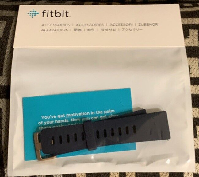 Fibit Versa Classic Band Authentic Brand New - Navy (S)