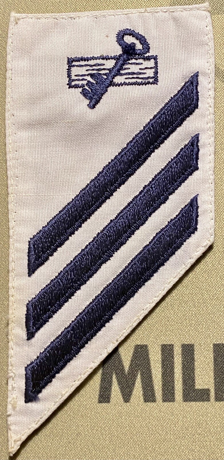 US Navy Rate Disbursing Clerk Seaman E-3 Patch USN DKSN