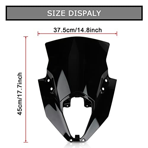 Windshield for Ninja 650 ER6F 2020-2025 - Windscreen Wind Deflector Protector