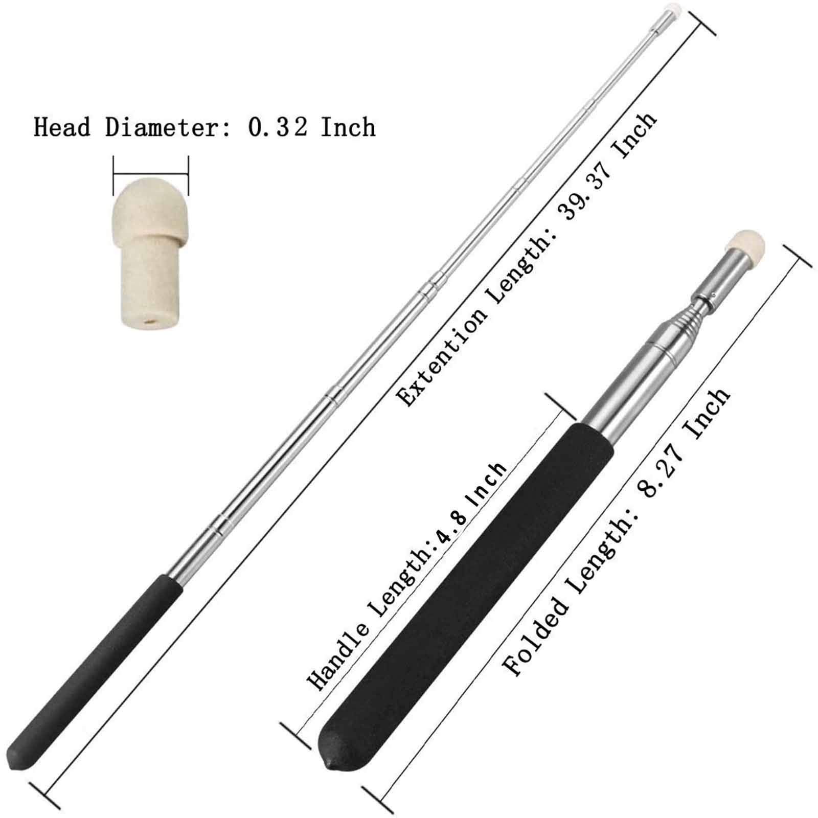 Telescopic Teachers Pointer,Teaching Pointer,Hand Pointer Extendable 39 inch