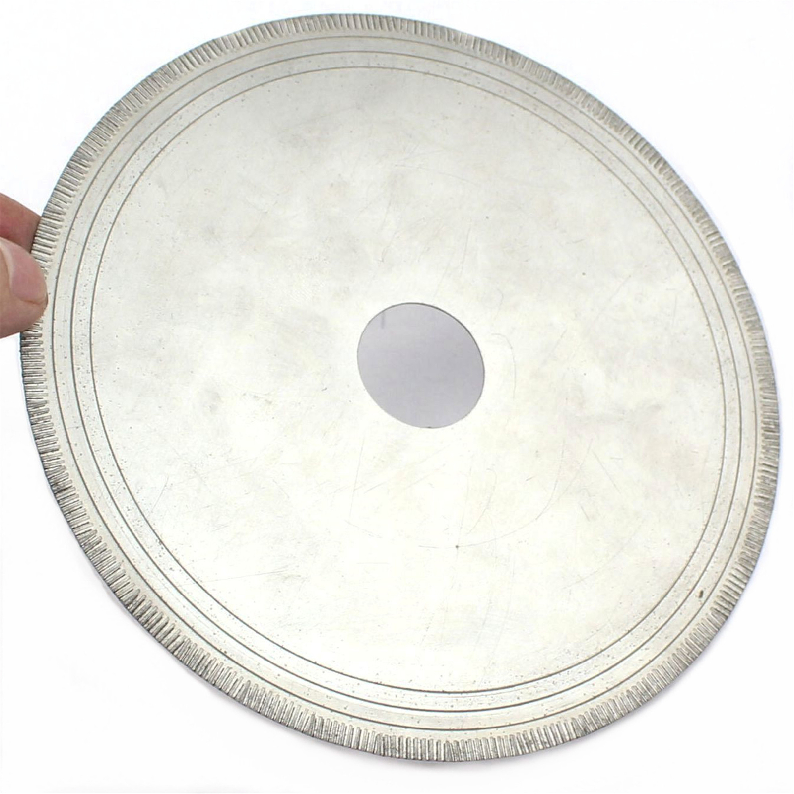 6" inch Notched Diamond Lapidary Saw Blade Rim 0.7mm Jewelry Tools for Gemstone