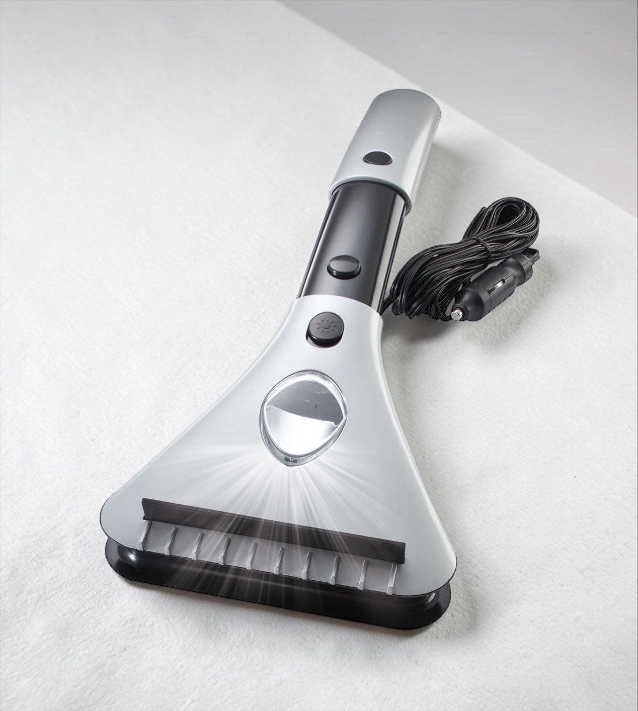 Brookstone LED Heated Ice Scraper 12 V