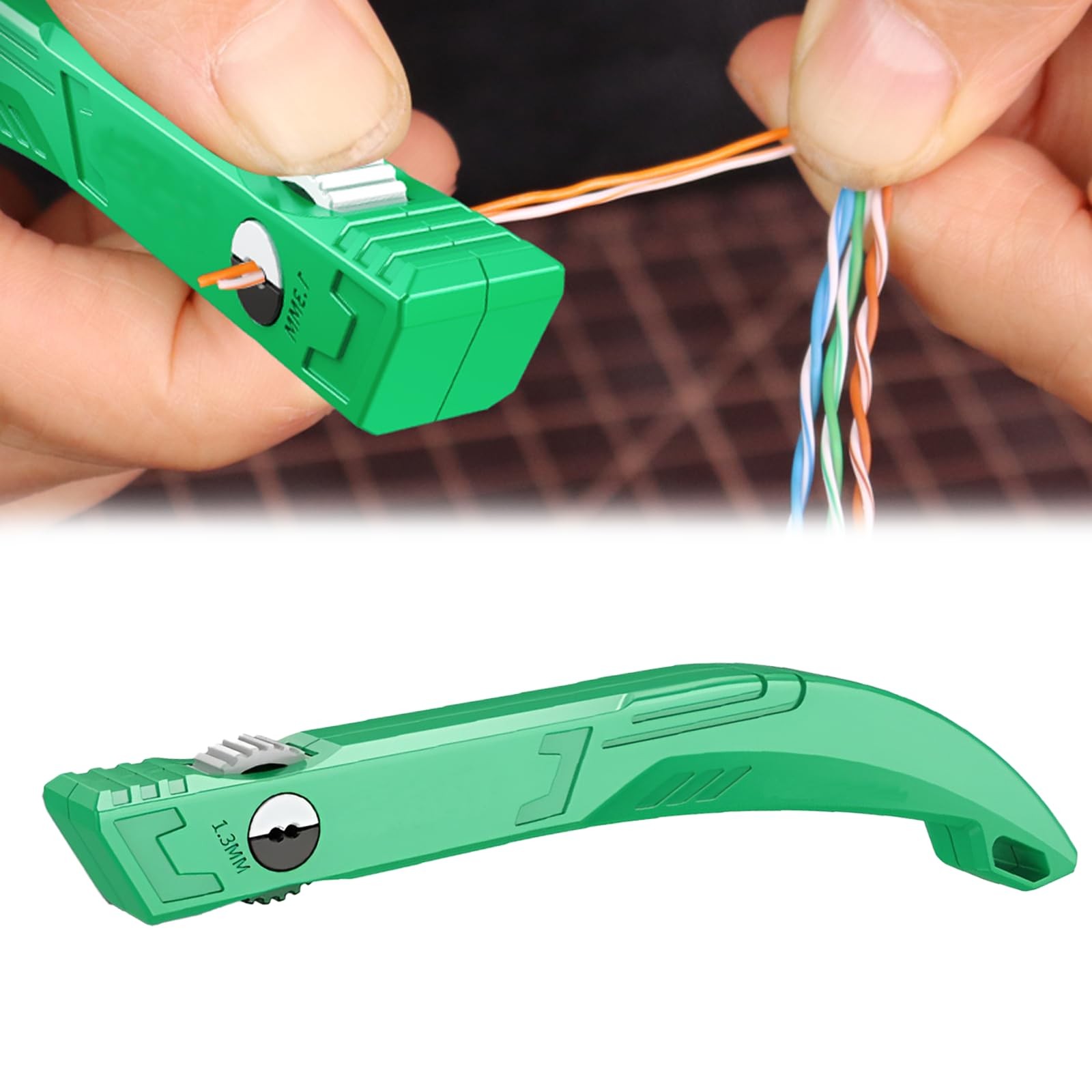 Wire Straightener & Untwist Tool for 1.3mm Crystal Network Cables – Efficient...