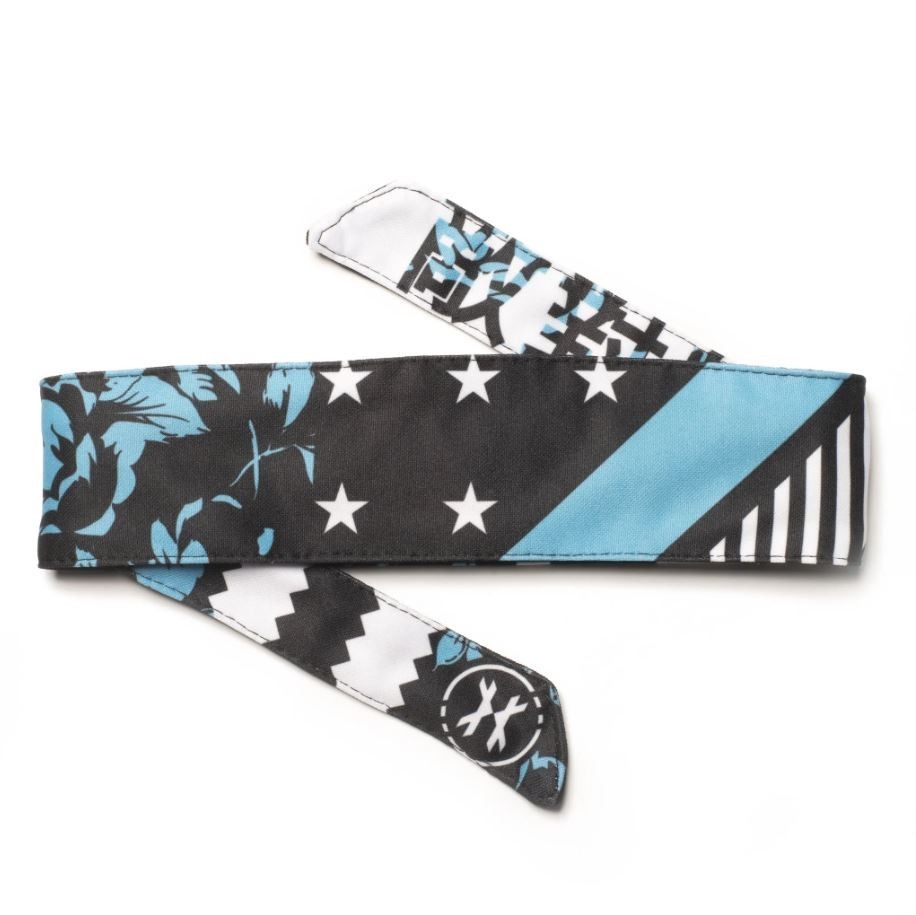 HK Army Headband Reign Turquoise Paintball Protective Padded Headband Tie NEW!
