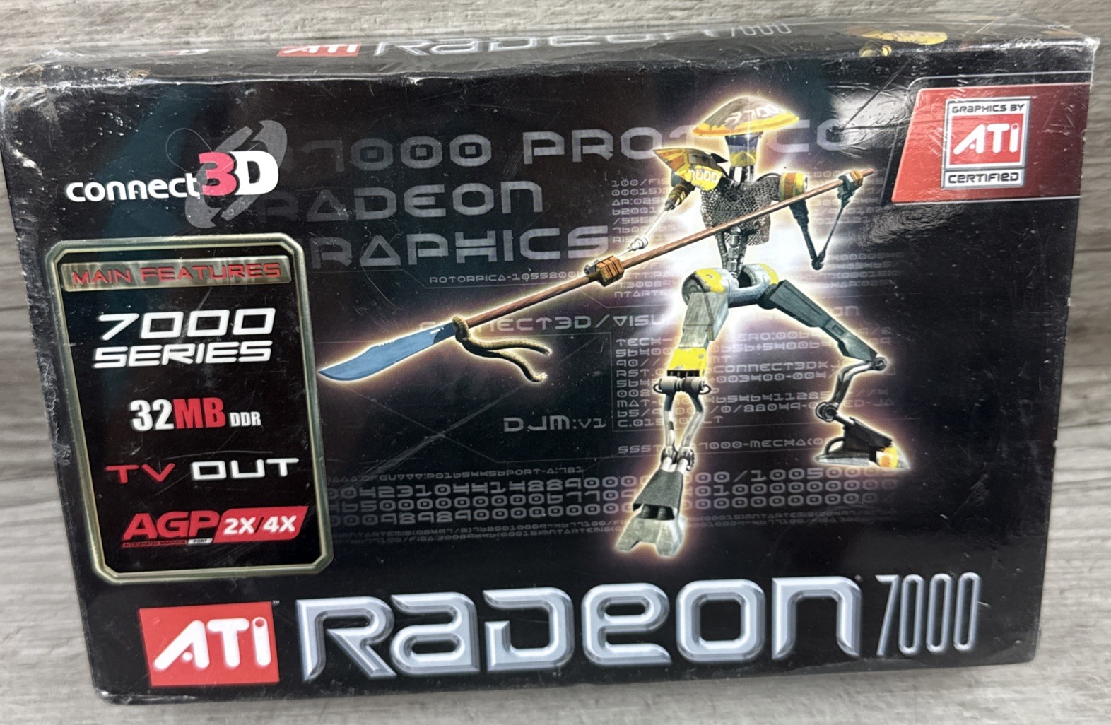 ATI Radeon Ve/7000 32MB S-Video Tv Out AGP 8912-942 C3D 6052 New