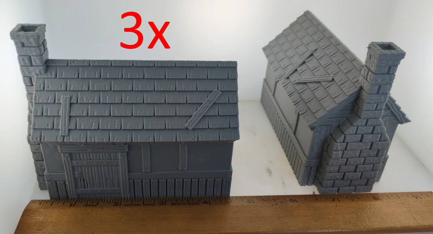 6 Village of Verell houses 28mm terrain FAST SHIP|Alternate Wargaming Miniature