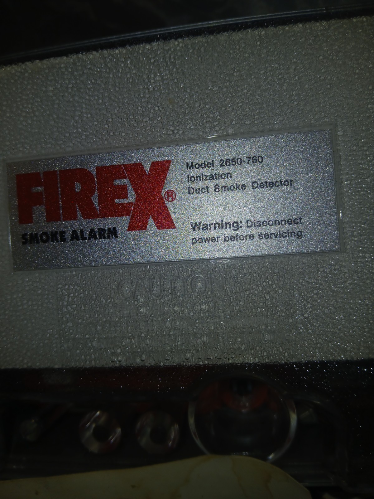 2 Firex 2650-760 Duct Smoke Detectors