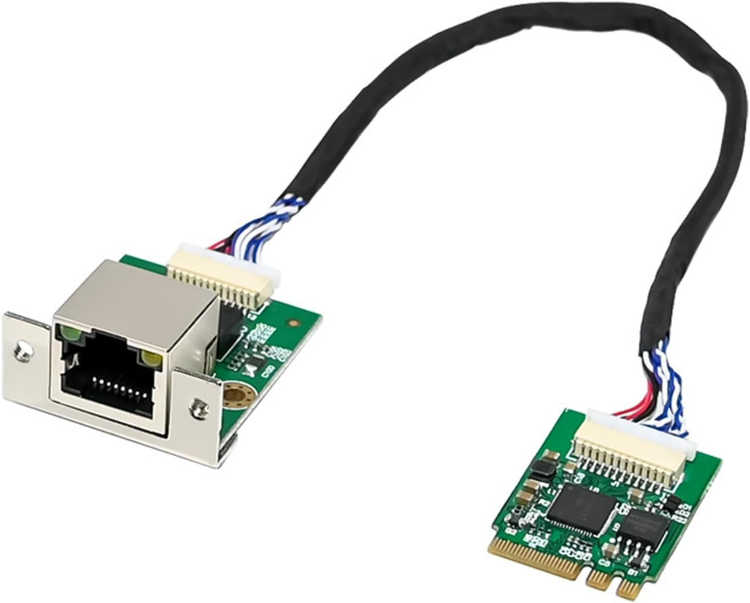 M.2 A+E Key to 2.5G Ethernet Adapter - NIC with Intel I226V, 10/100/1000/2500 Mb