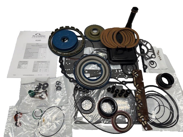 6L80 OVERHAUL KIT WITH FILTER, PISTONS AND (6) 4-5-6 FRICTIONS