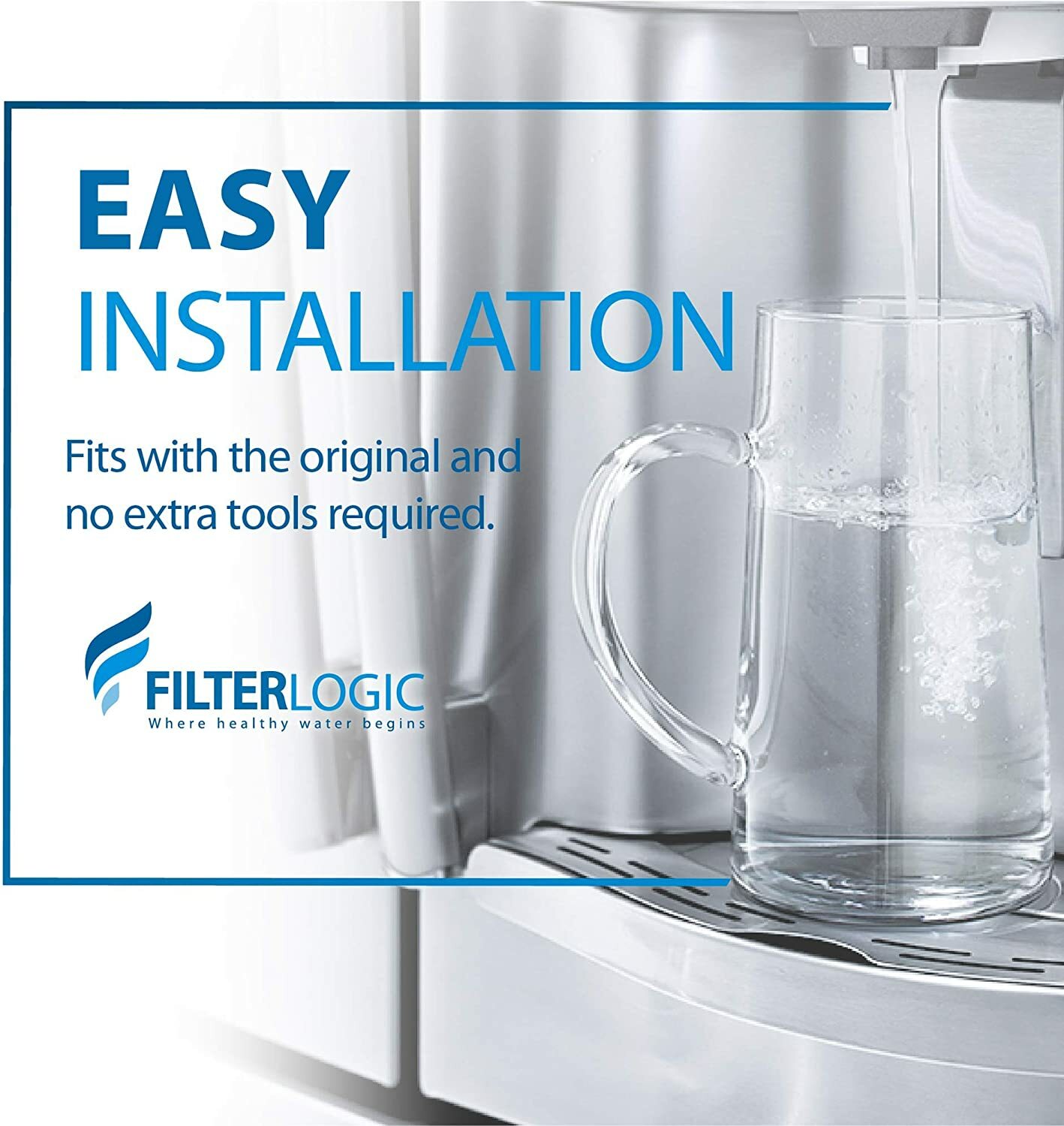 6 Packs FilterLogic Refrigerator Water Filter Replacement for LG® LT800P®