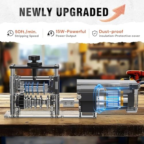Automatic Wire Stripper Machine 6 Channels 5 Blades