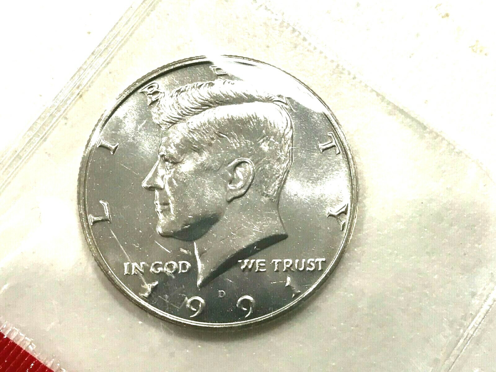 1991  D Kennedy Half   in Mint Cello  (1 COIN)