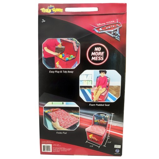 Tidy Town Chair & Storage In One - Disney Cars 3 - Folds Flat
