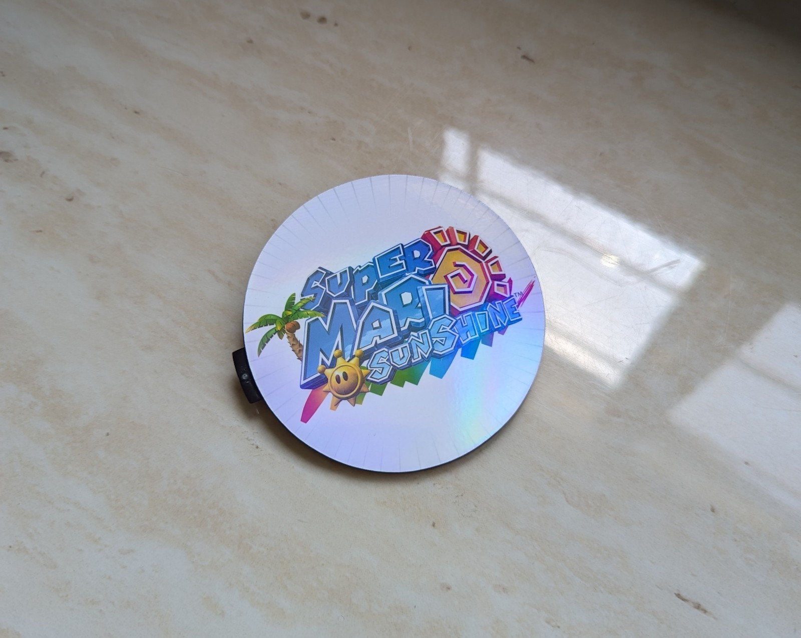 Custom OEM Nintendo GameCube Jewel | Mario Sunshine | Holographic