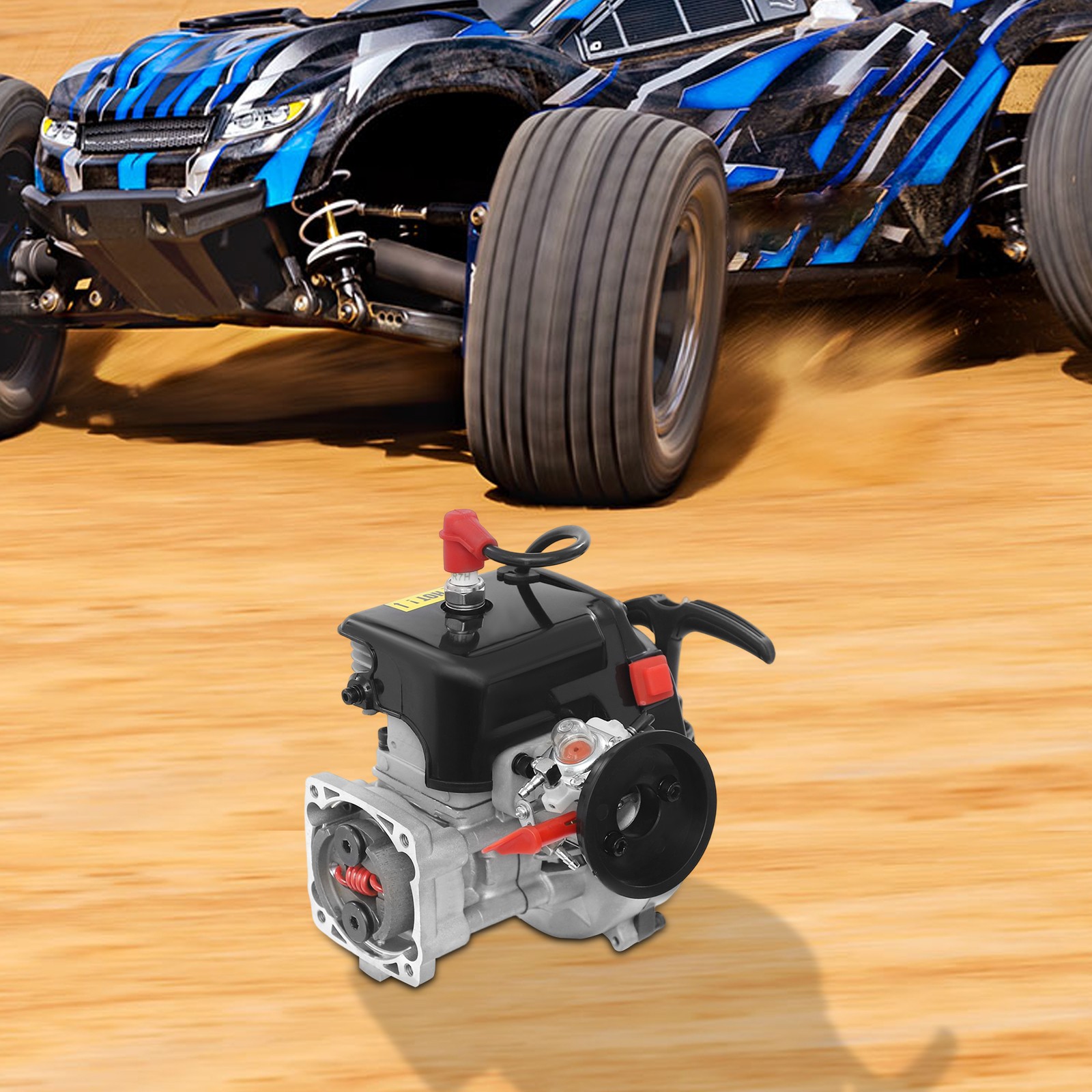 1/5 Scale Rc Car 32cc 4 Bolts Gas Engine For Rovan Hpi Baja 5T 5B King Motor