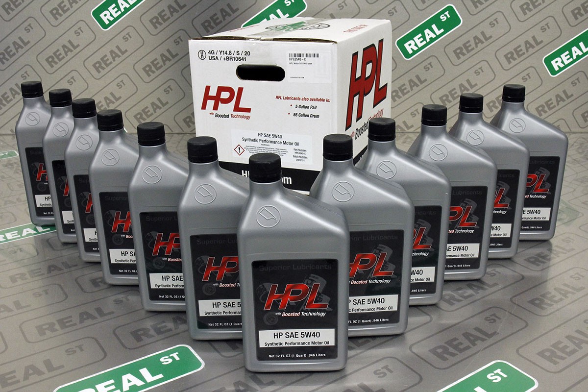 HPL Synthetic Performance Motor Oil 5W40 Case of 12 Quarts HPL0540-C