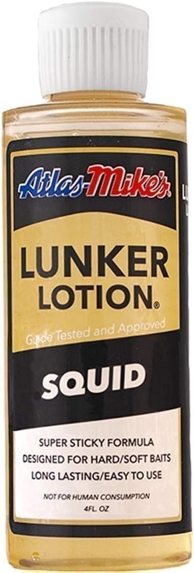 Atlas Mike's Lunker Lotion Squid 4oz Fishing Attractant Gel Lure Bait