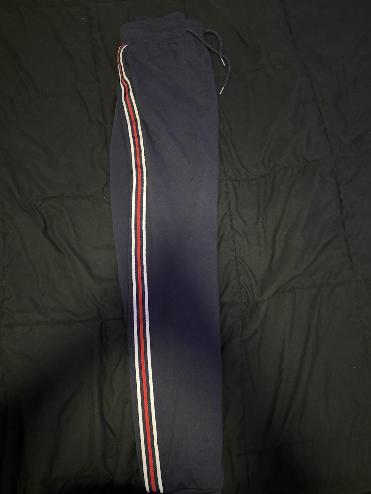 Men's Striped Navy Blue ‘AURA’ Joggers