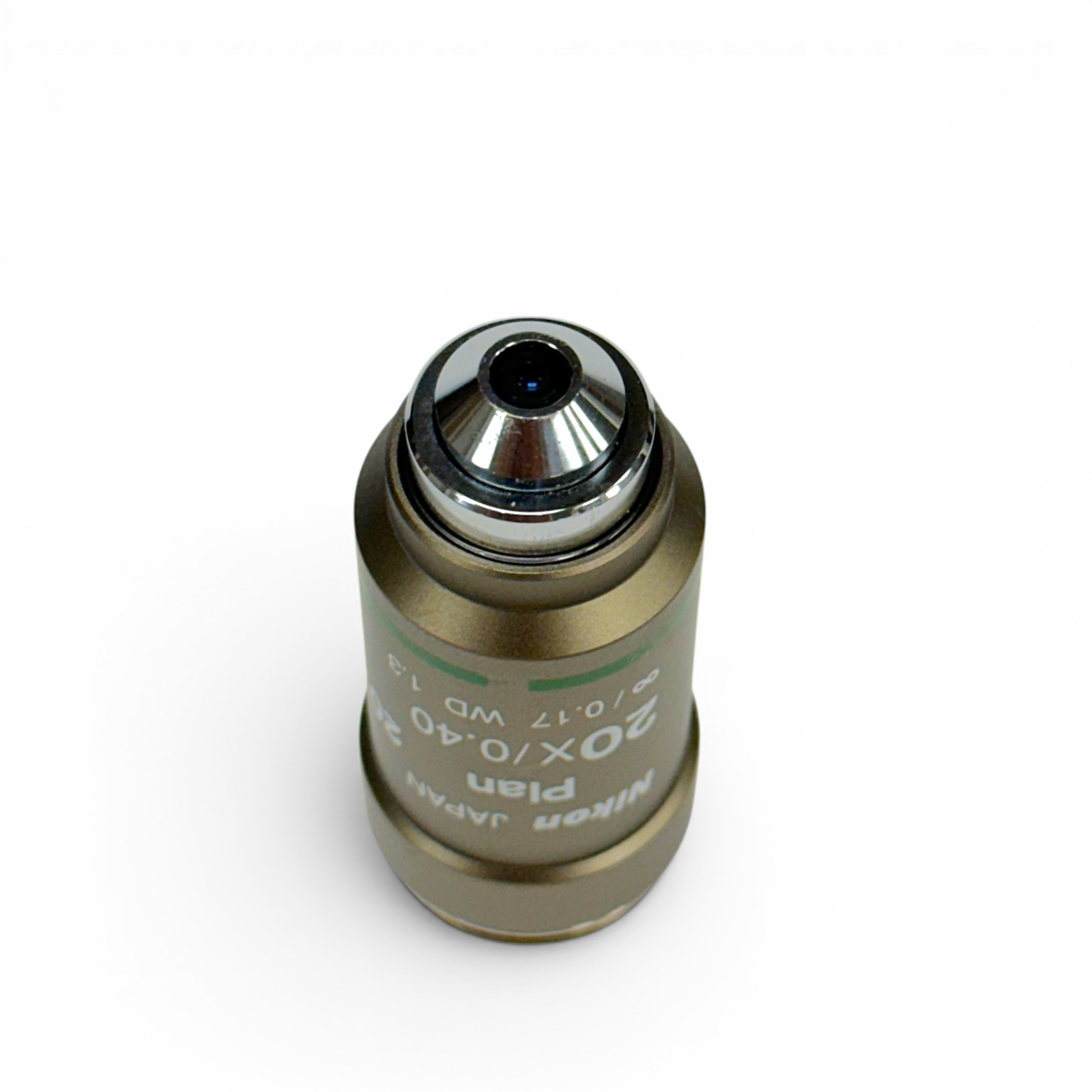 Nikon Plan 20x / 0.40 Microscope Objective Infinity / 0.17 WD 1.3 - Japan Made