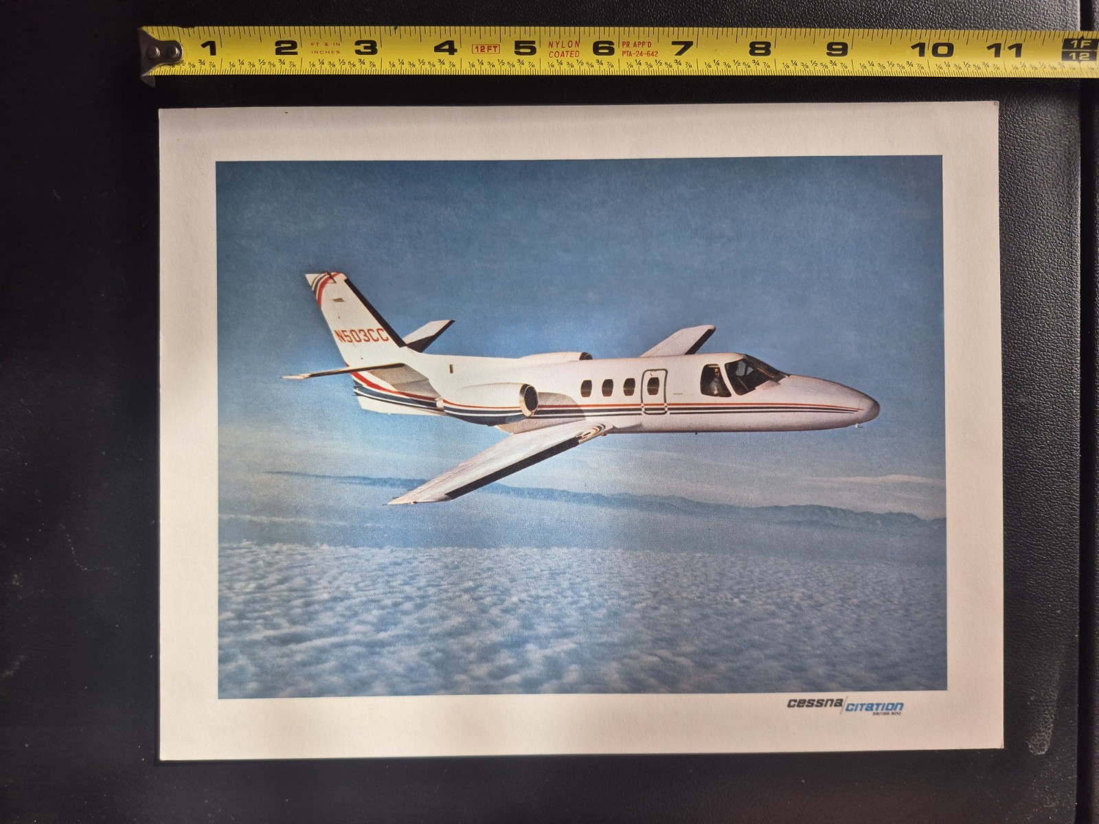 Cessna Citation Series 500 11×9 Color Print Will Be Professionally Packaged