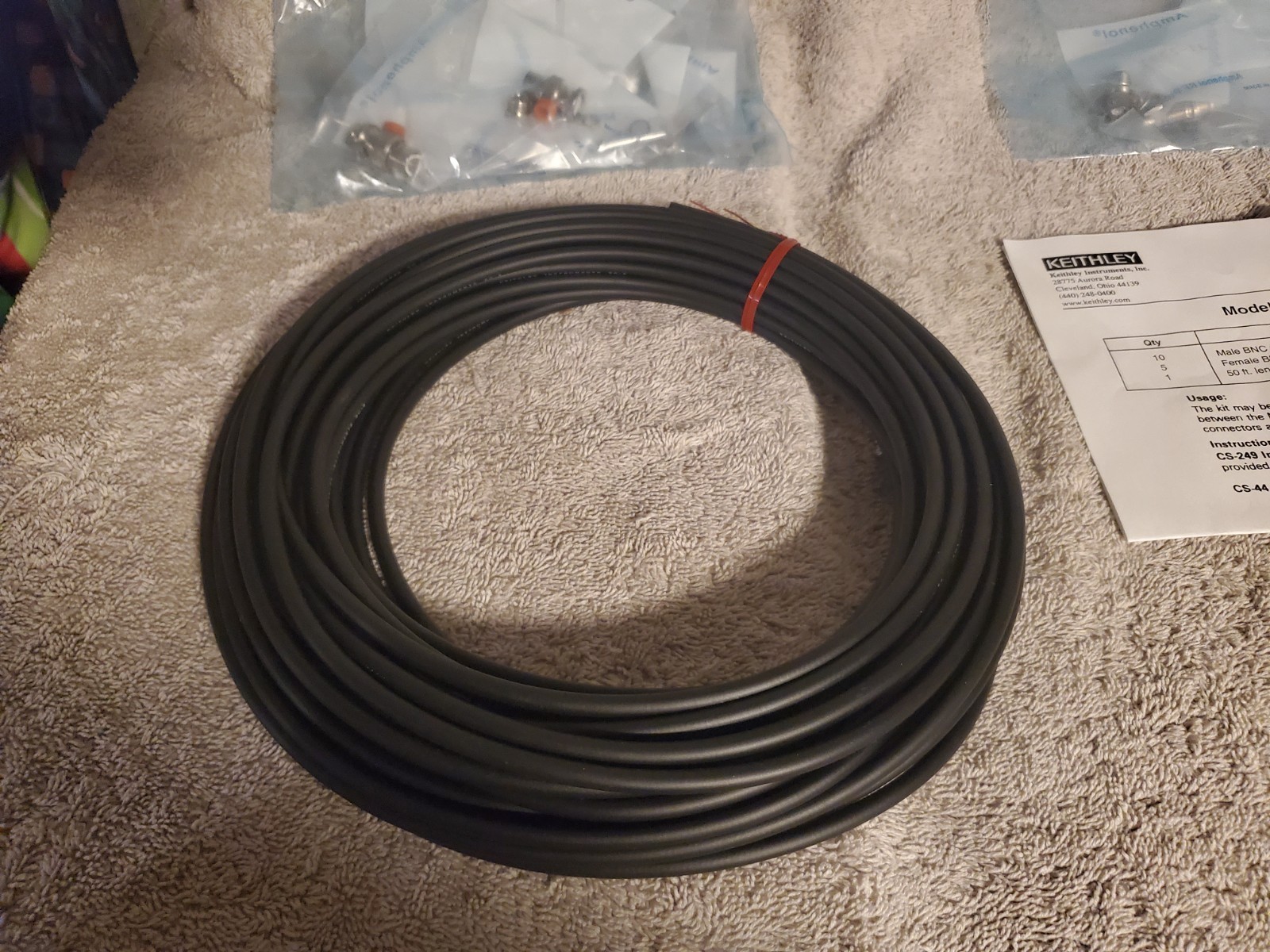 Keithley 4803 Low Noise Cable Kit – NEW