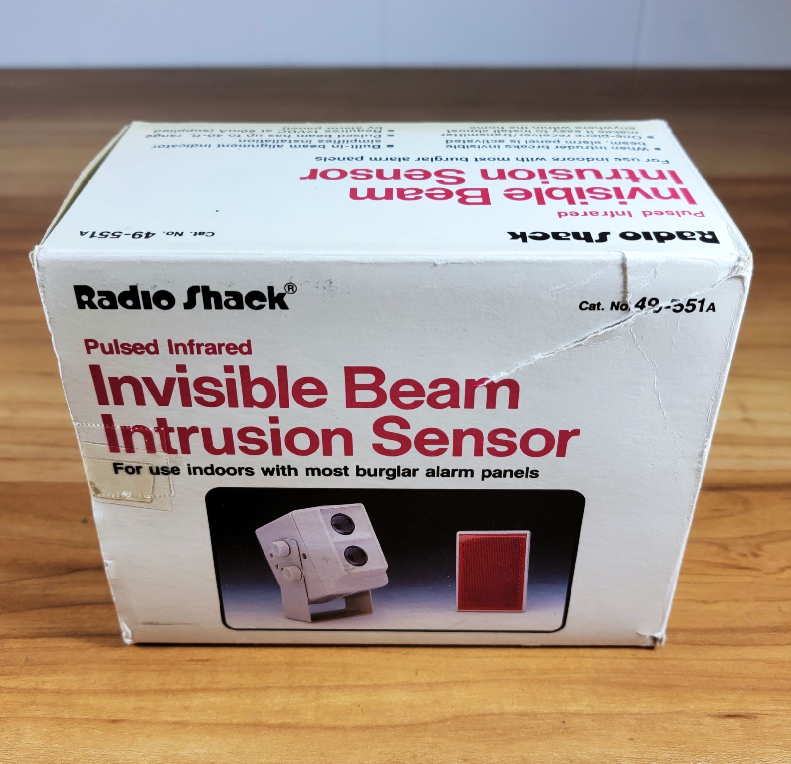RADIO SHACK Invisible Beam Intrusion Sensor 49-551A Alarm New Open Box