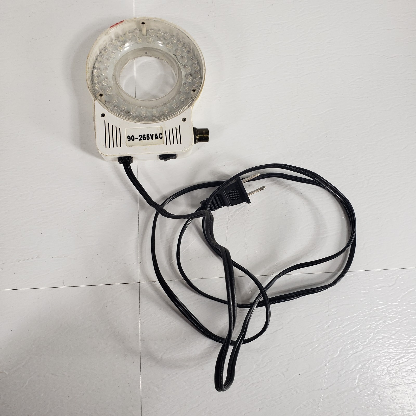 UNITRON 60 LED Microscope Ring Light With Adjustable Brightness Wheel