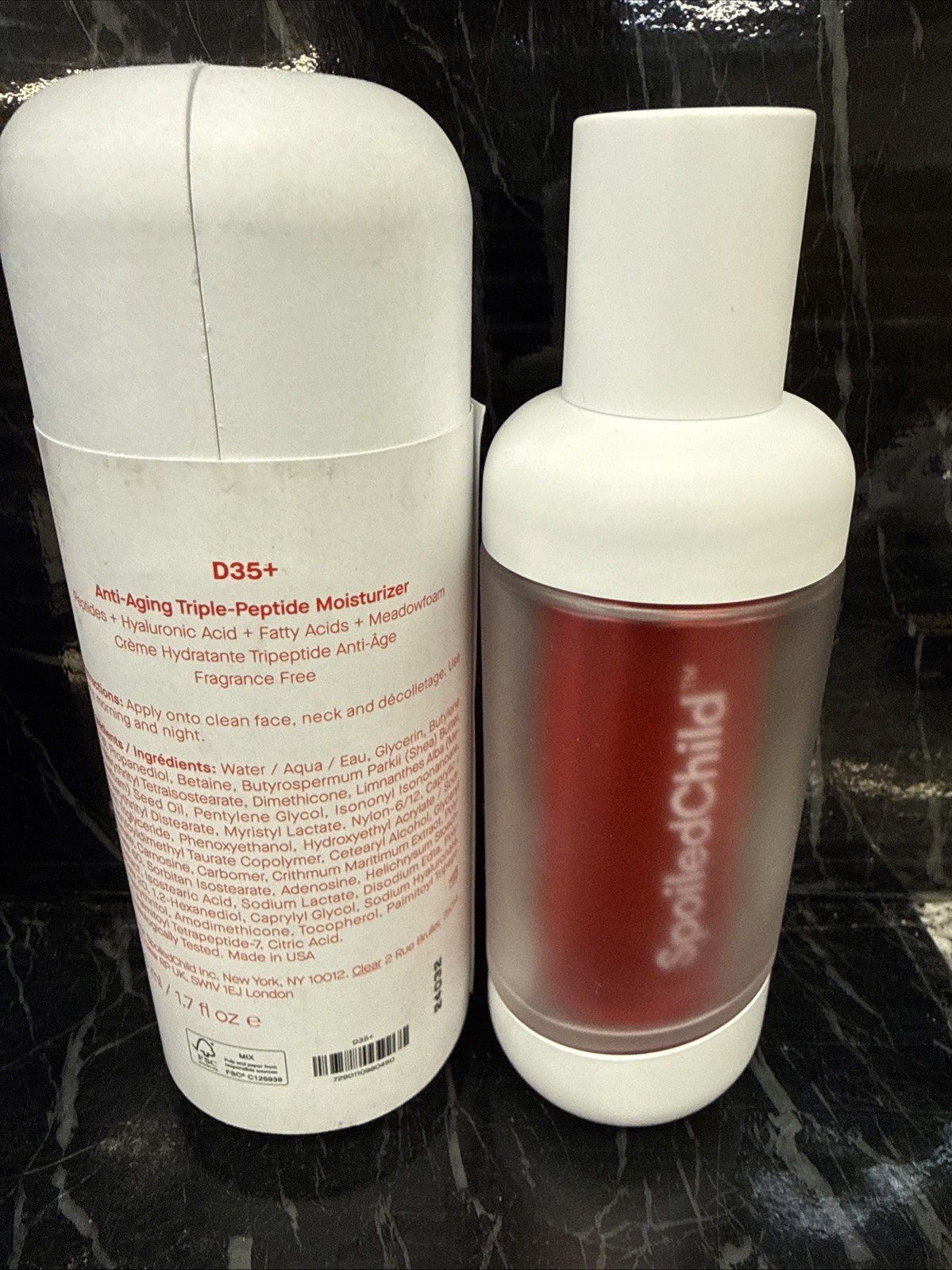 Spoil Chi D35+ Anti-Aging Peptide Moisturizer 1 oz NEW