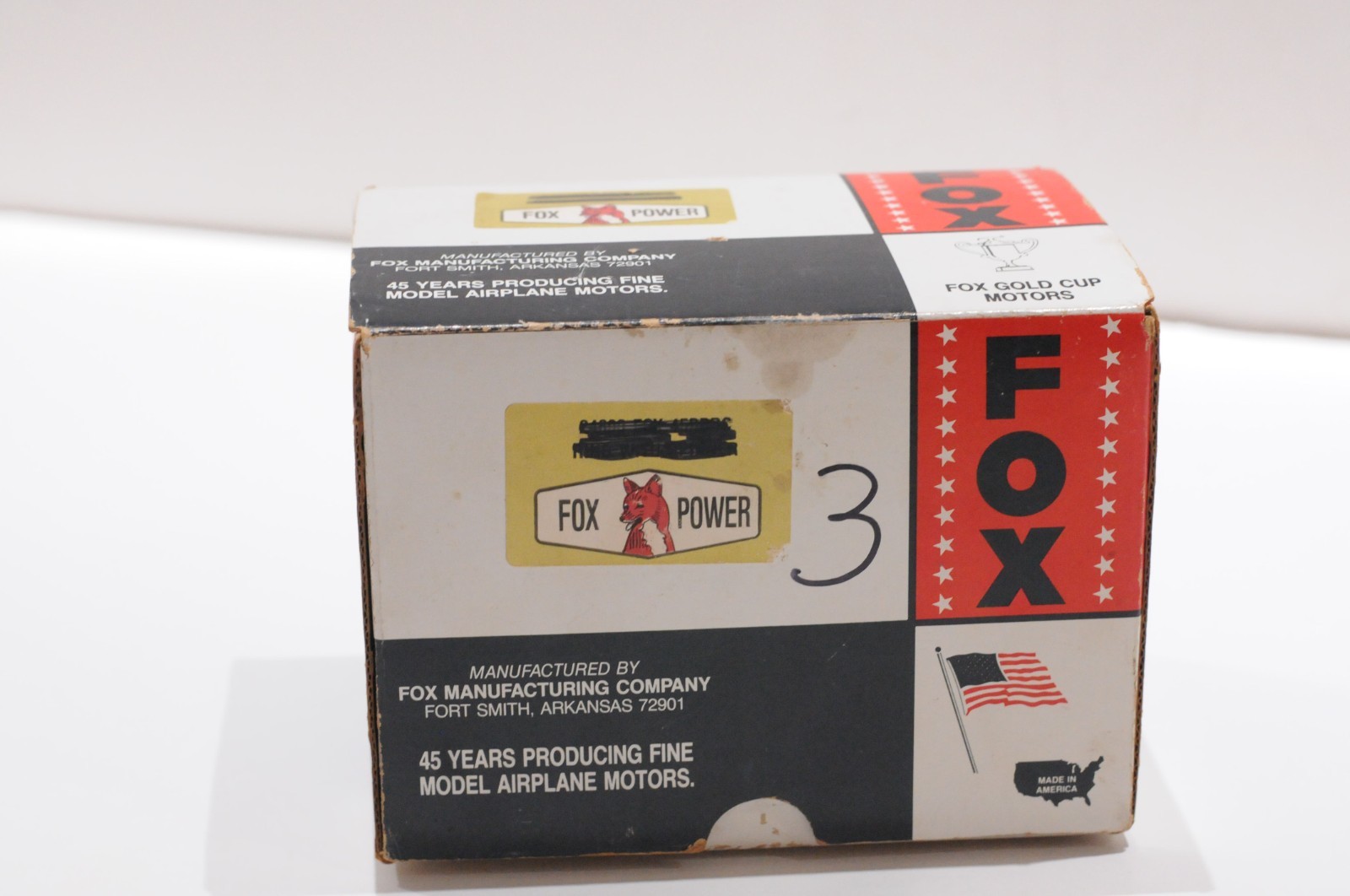 FOX .40 RC PLANE MODEL ENGINE REMOTE CONTROL