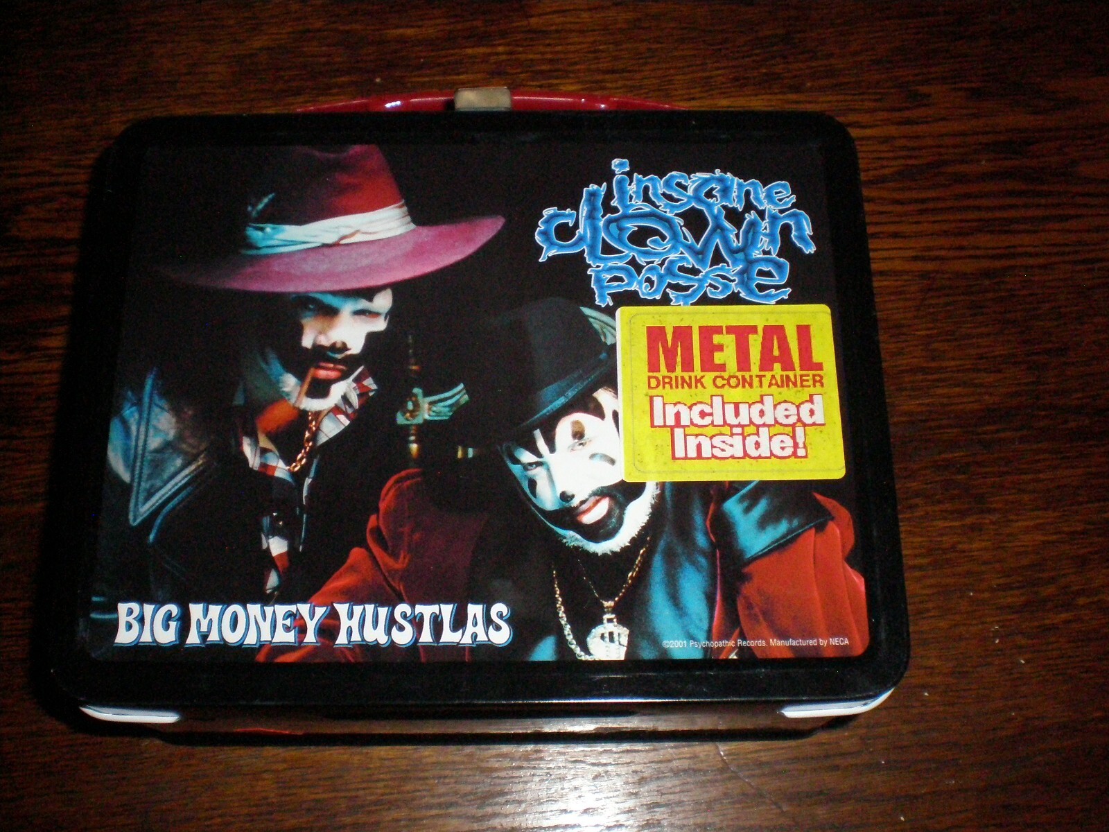 Insane Clown Posse METAL LUNCH BOX Big Money Hustlas With Drink Container