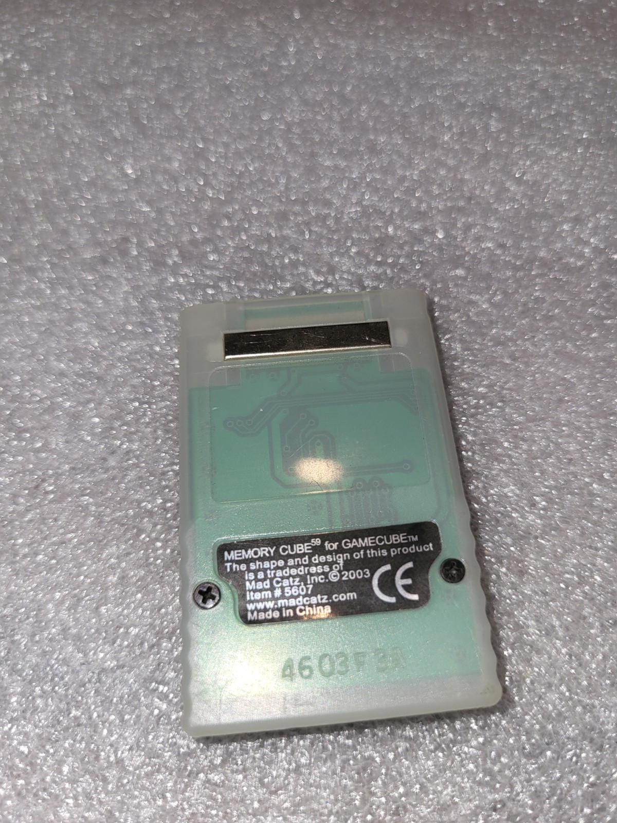Mad Catz Nintendo GameCube Memory Cube **Untested**