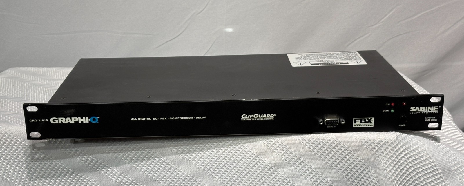Sabine GRQ-3101S Graphi-Q Digital EQ FBX Compressor Delay