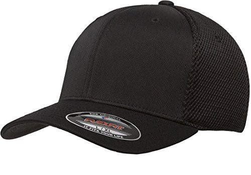 Men's Ultrafibre Small-Medium Black Ultrafibre Airmesh Fitted Trucker Hat