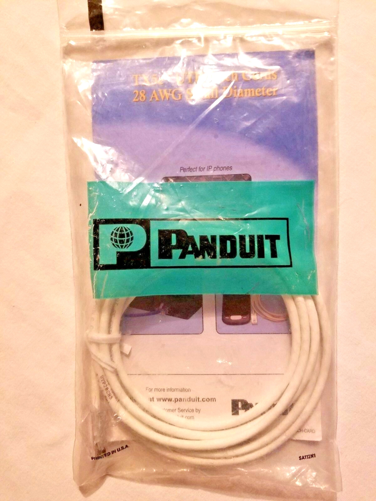 Cat5e Patch Cord 28 AWG Small Diameter Panduit TX5e