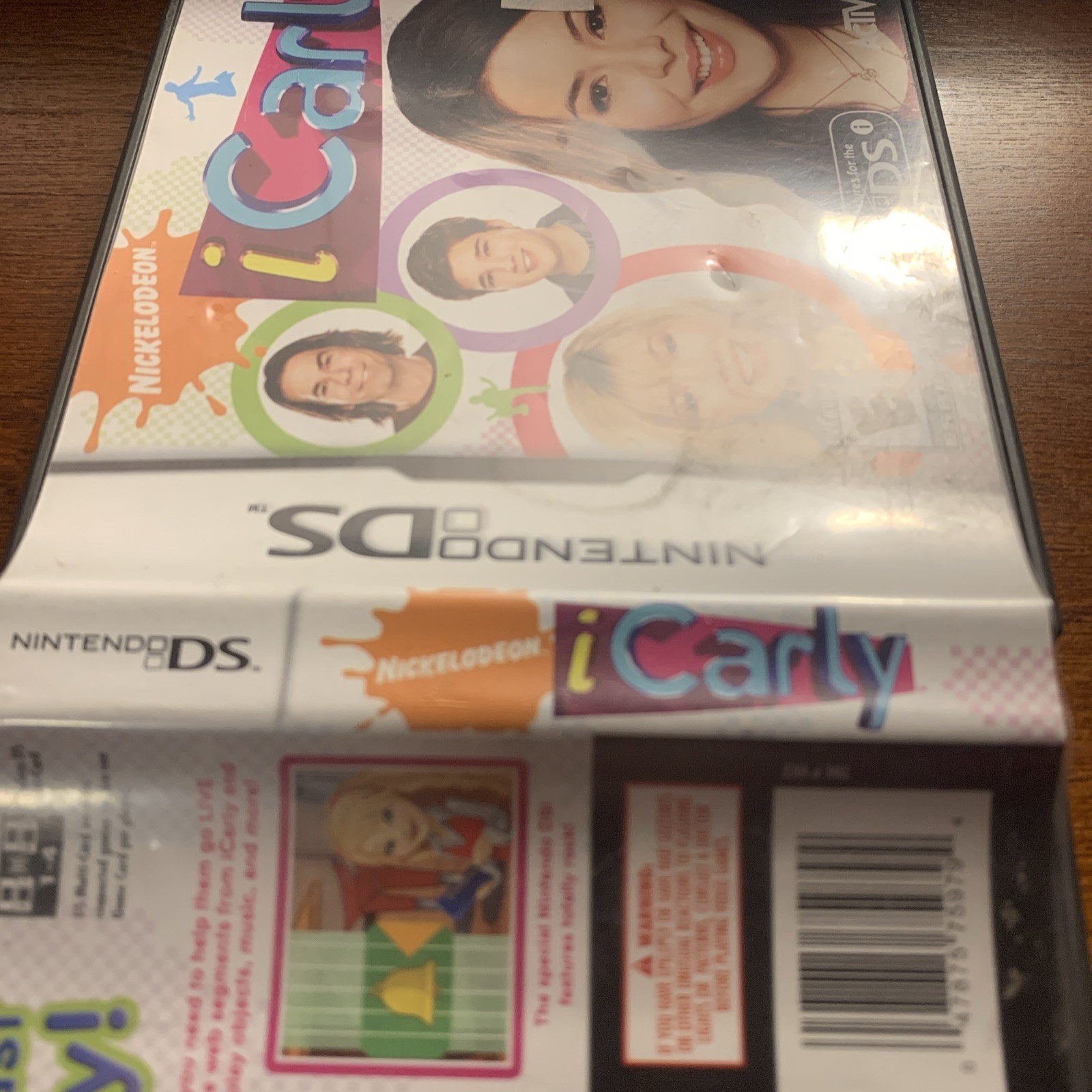 iCarly Nickelodeon Nintendo DS - Authentic USA ***CASE ONLY*** NO GAME****