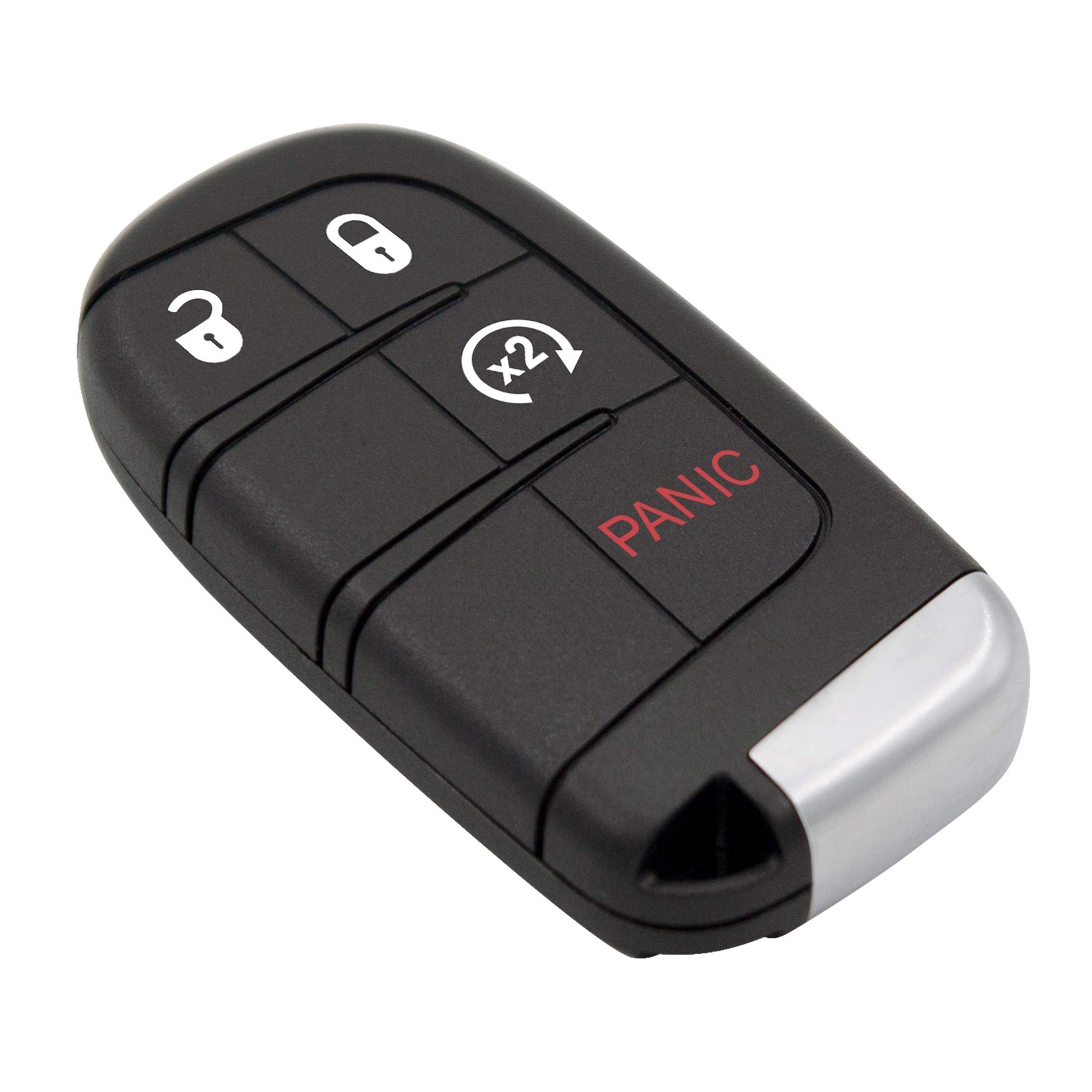 Keyless2Go Replacement for 4 Button Proximity Smart Key for Jeep Renegade M3N...