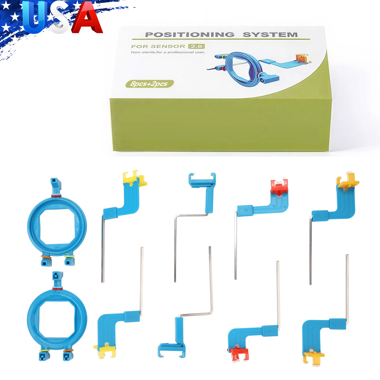 10Pack Dental Ray Positioner Digital Xray Sensor Holder Film Positioning System