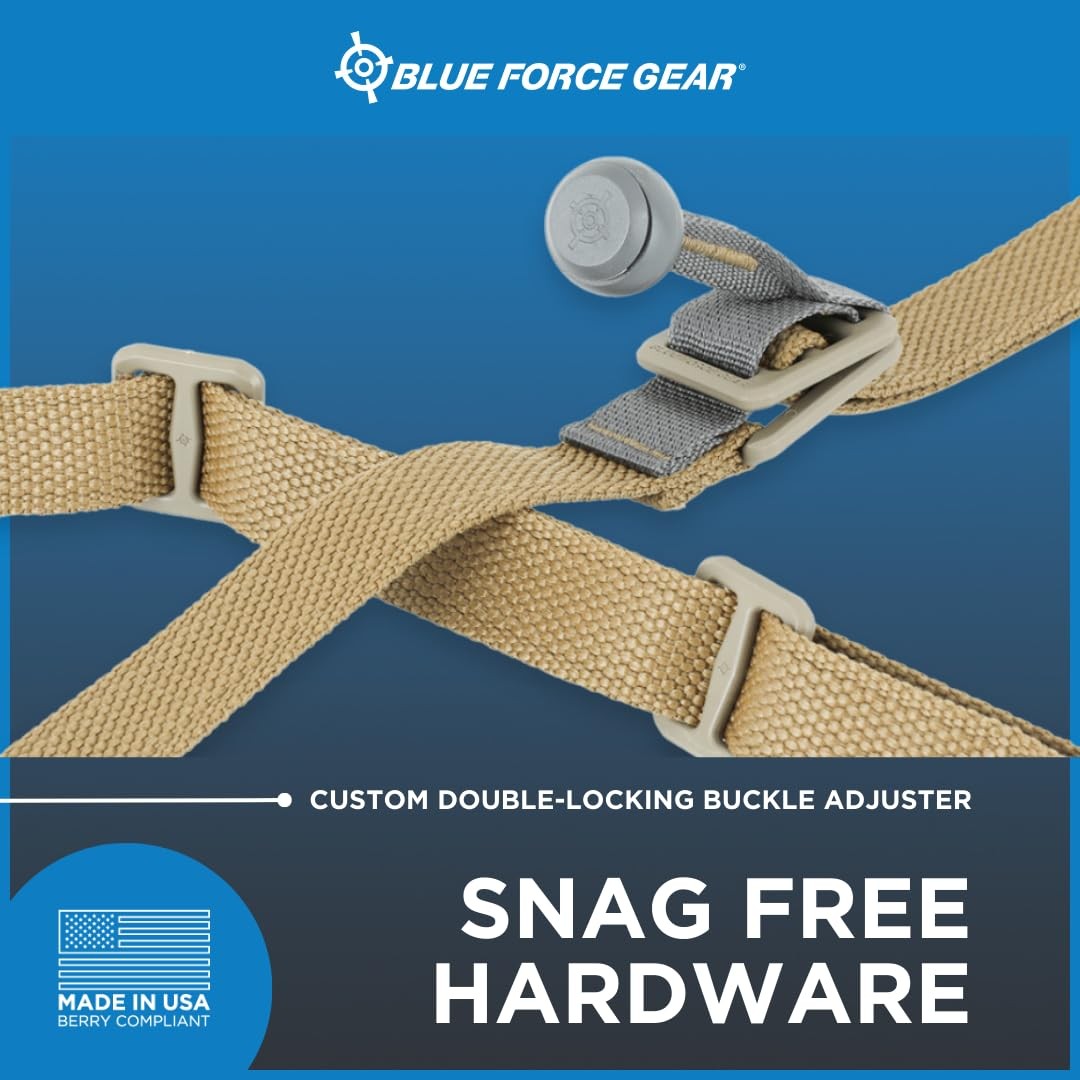Blue Force Gear GMT Sling - Adjustable Nylon Strap w/ Double-Locking Buckle