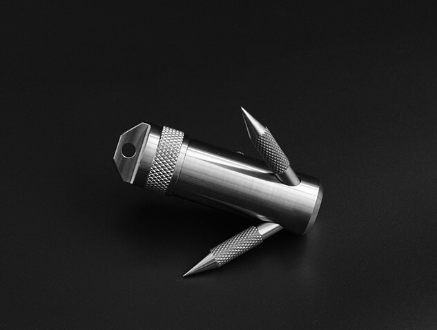 Throw Out Grappling Hook Capsule Waterproof Container Anchor Outdoor EDC Gift