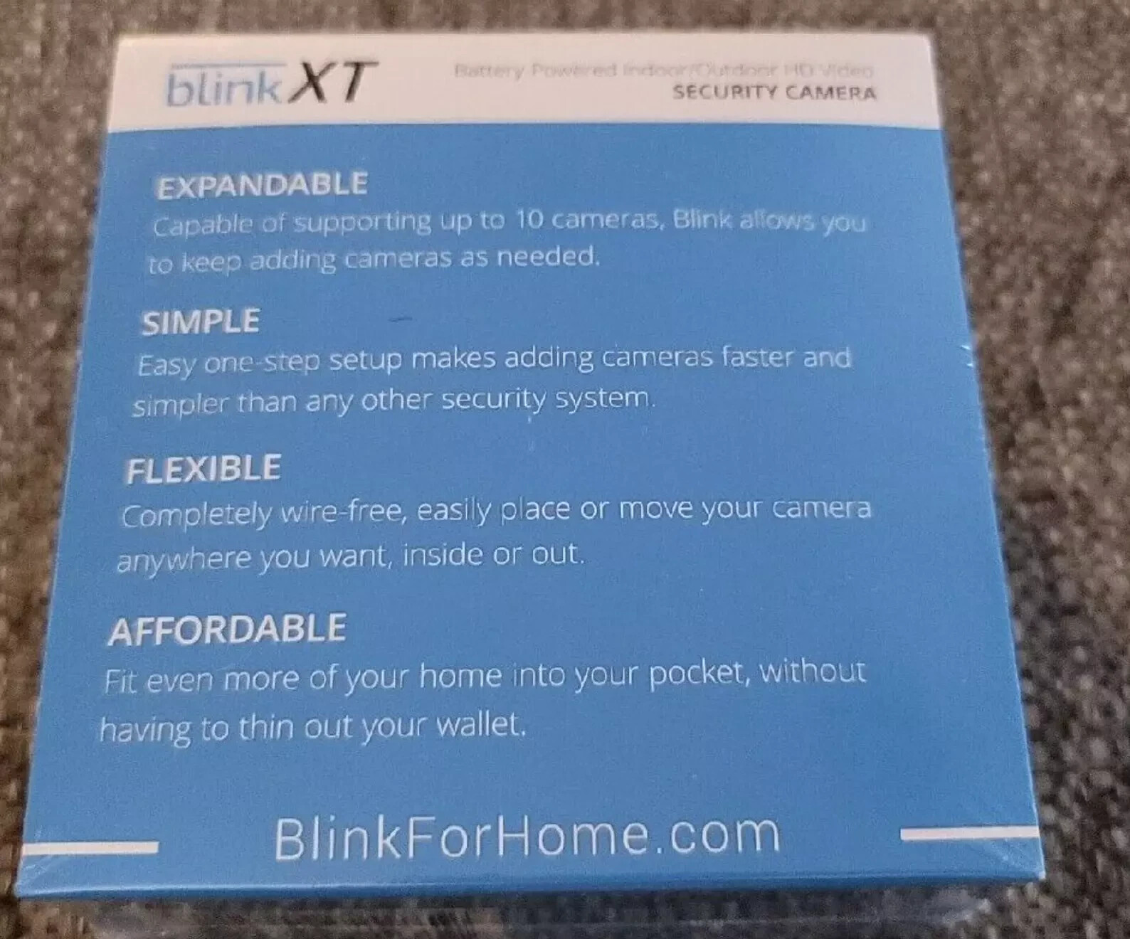 BLINK XT Battery Powered Security Camera Add-On HD Video Cloud Storage XT1 XT2