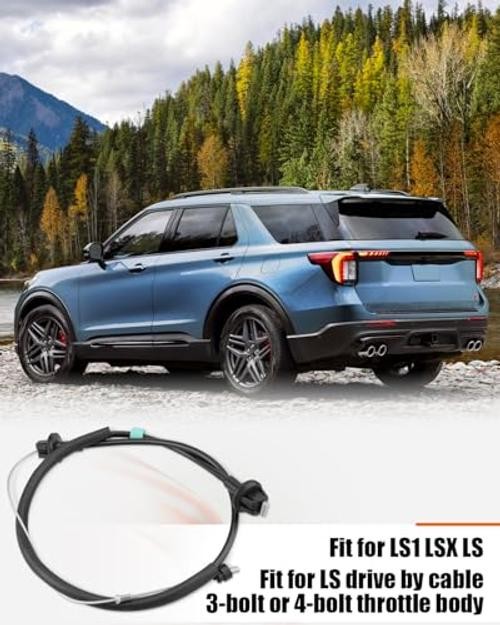 Throttle Cable Compatible with LS1 LSX LS Drive By Cable Accelerator linkage