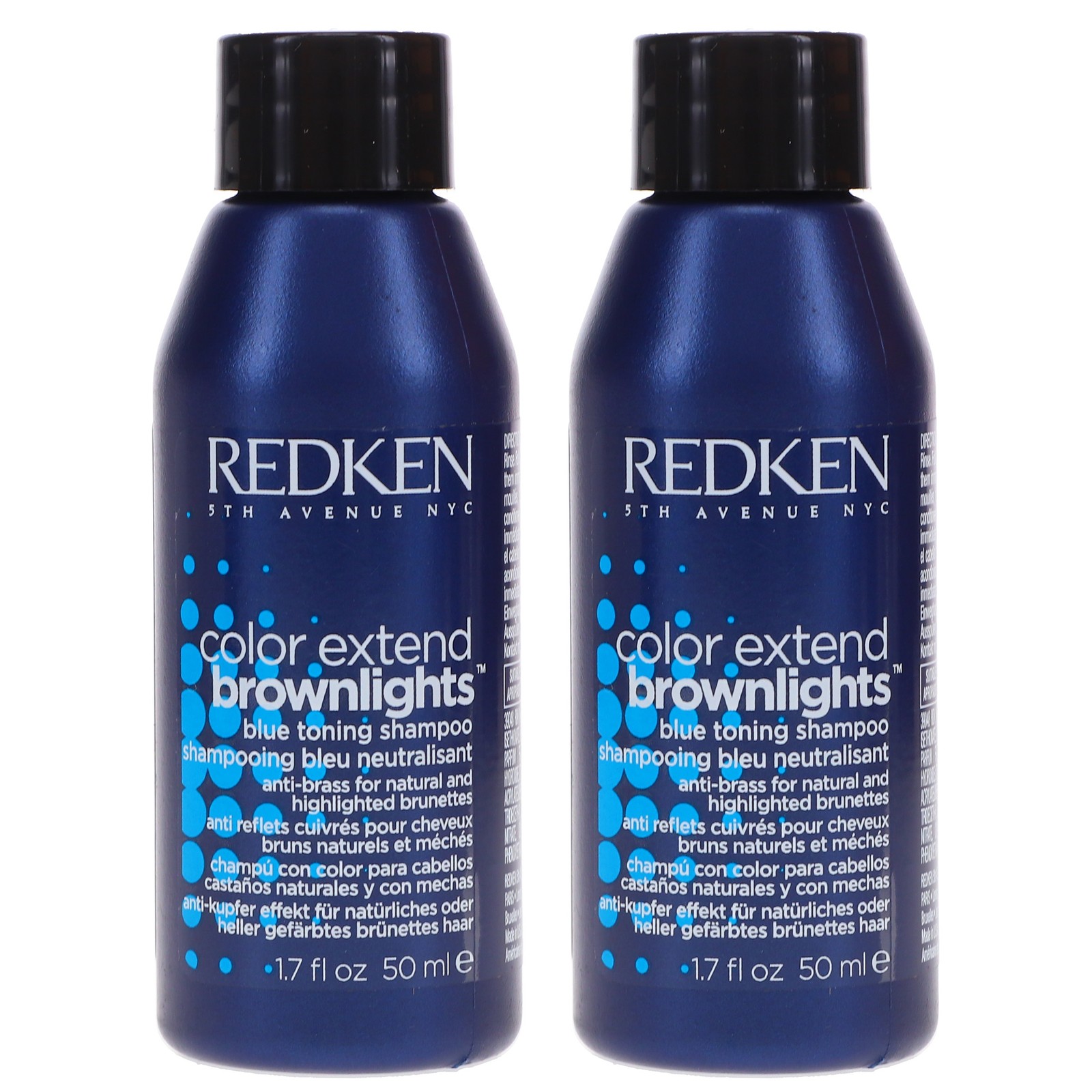 Redken Color Extend Brownlights Blue Toning Shampoo 1.7 oz 2 Pack