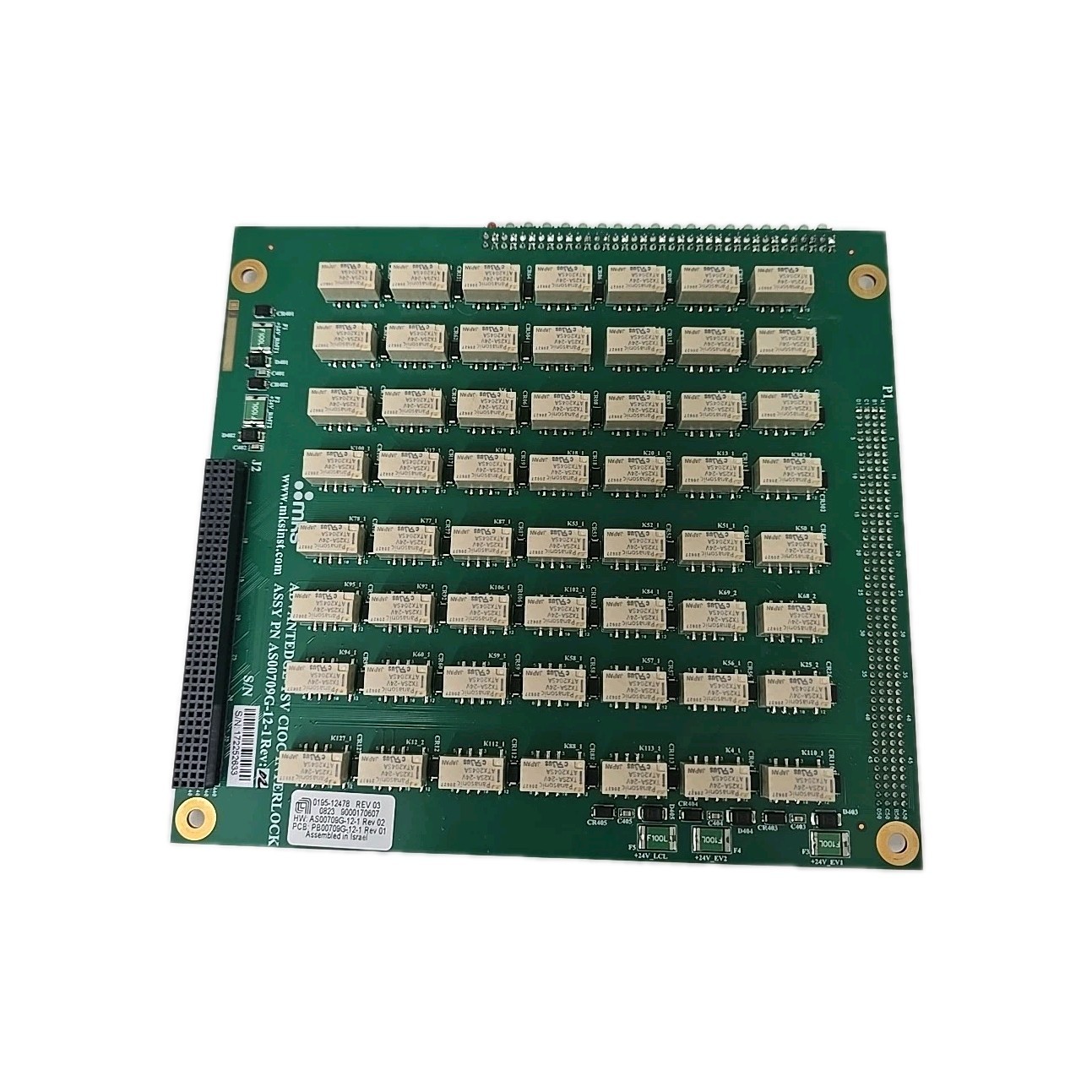 MKS ASSY AS00709G-12-1 Rev 02 Advantage-TSV Cioc Interlock Board AMAT 0195-12478