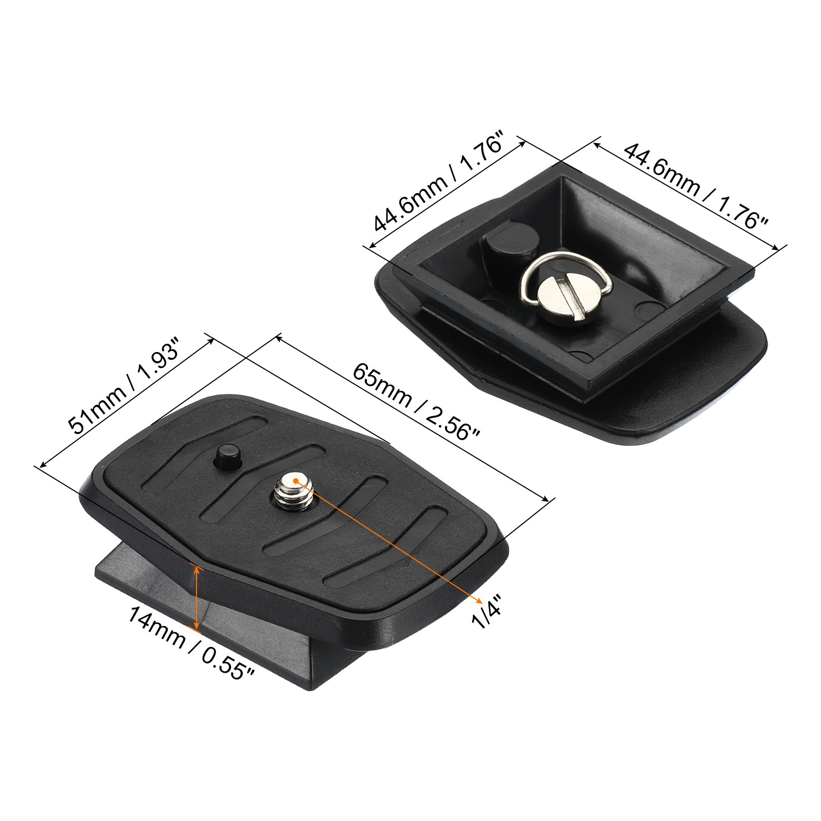 1 x Tripod Quick Release Plate Camera Tripod Adapter Mount Replacement 44mm