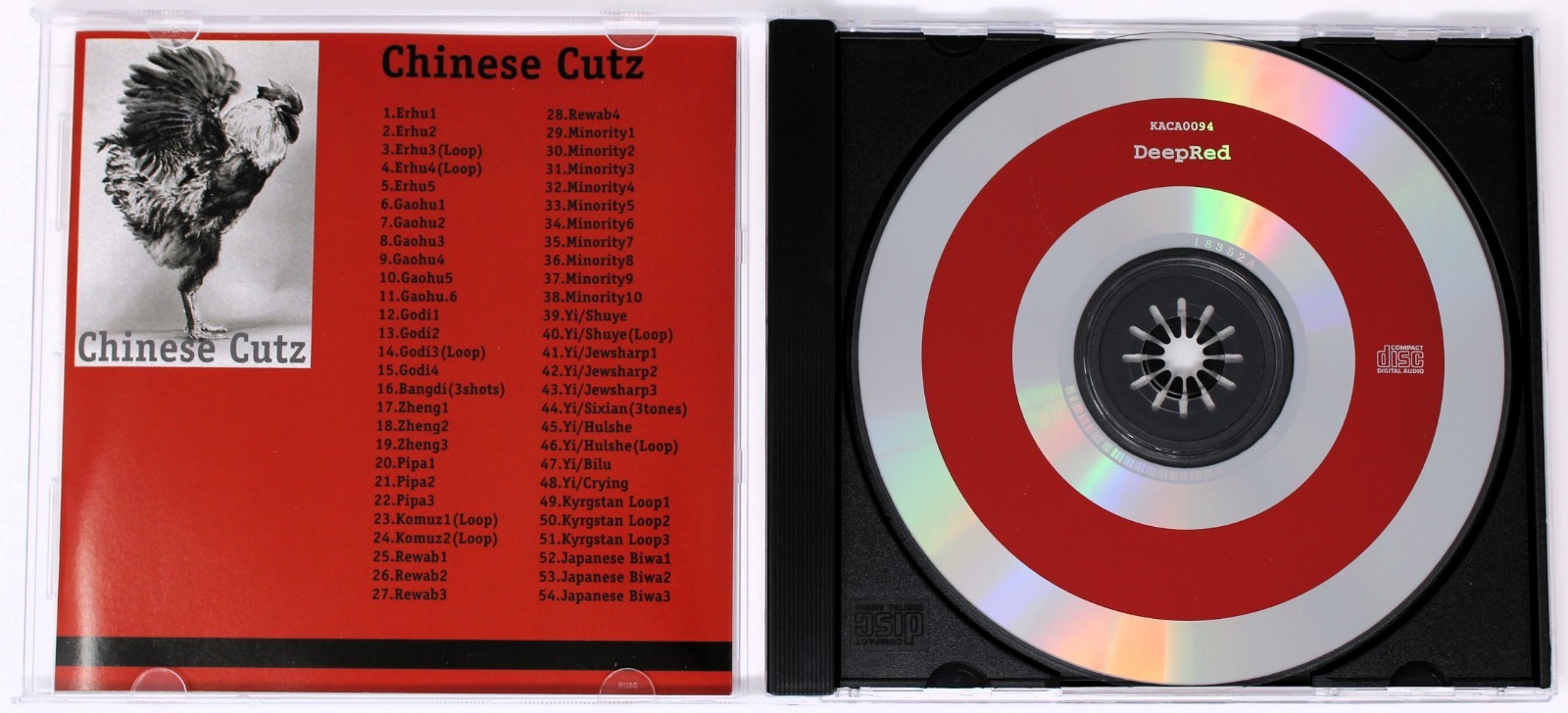 Kaeru Cafe Deep Red Chinese Cutz Sample/Sound Library/Sampling CD