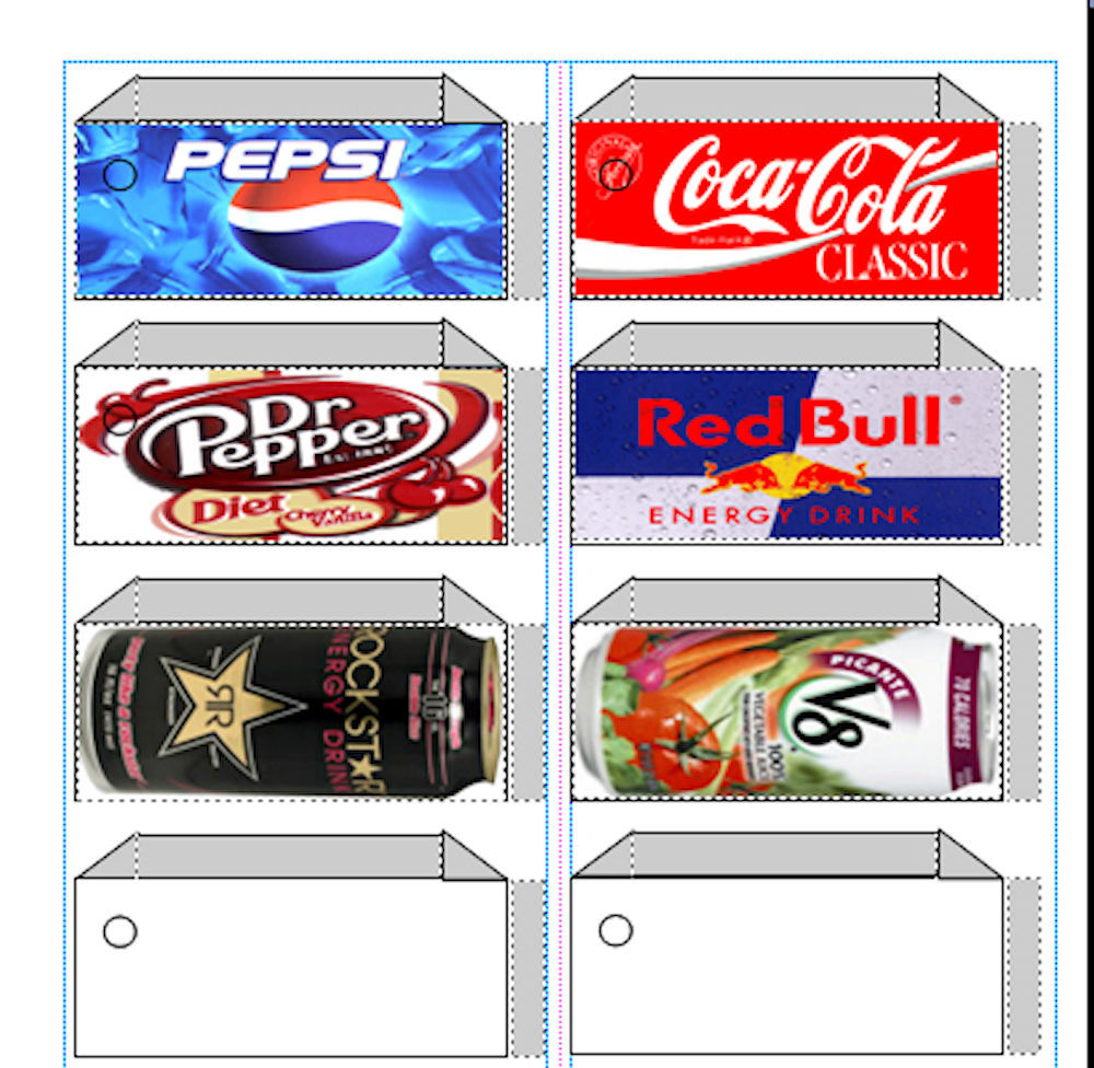 1,400+ VENDING LABEL DVD / USB - Flavor Strips - Print labels when need them!